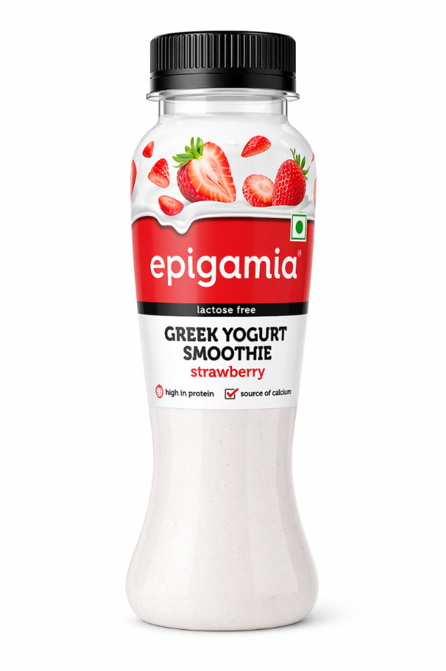 Epigamia Greek Yogurt Smoothie Strawberry
