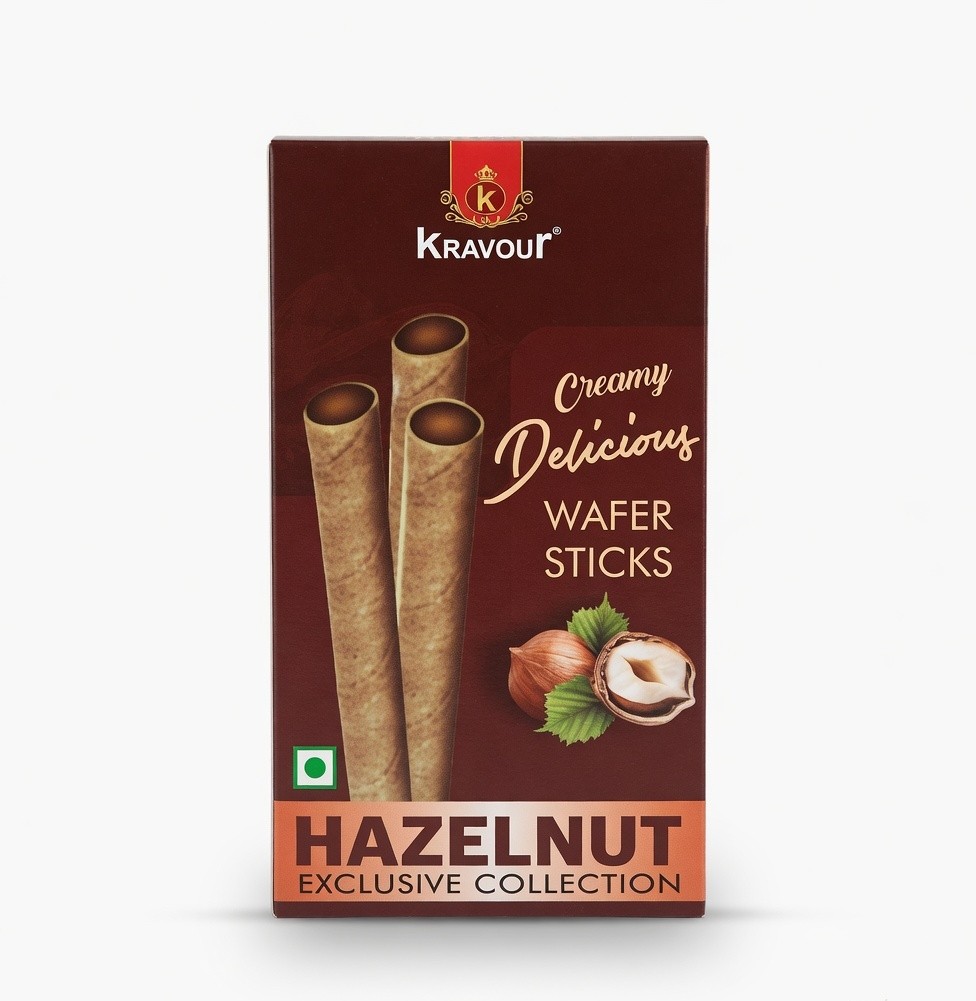 Kravour Hazelnut Wafer Sticks