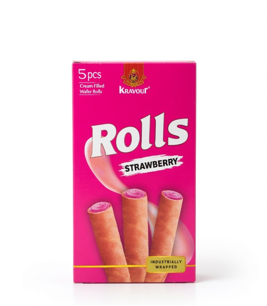 Kravour Strawberry Rolls