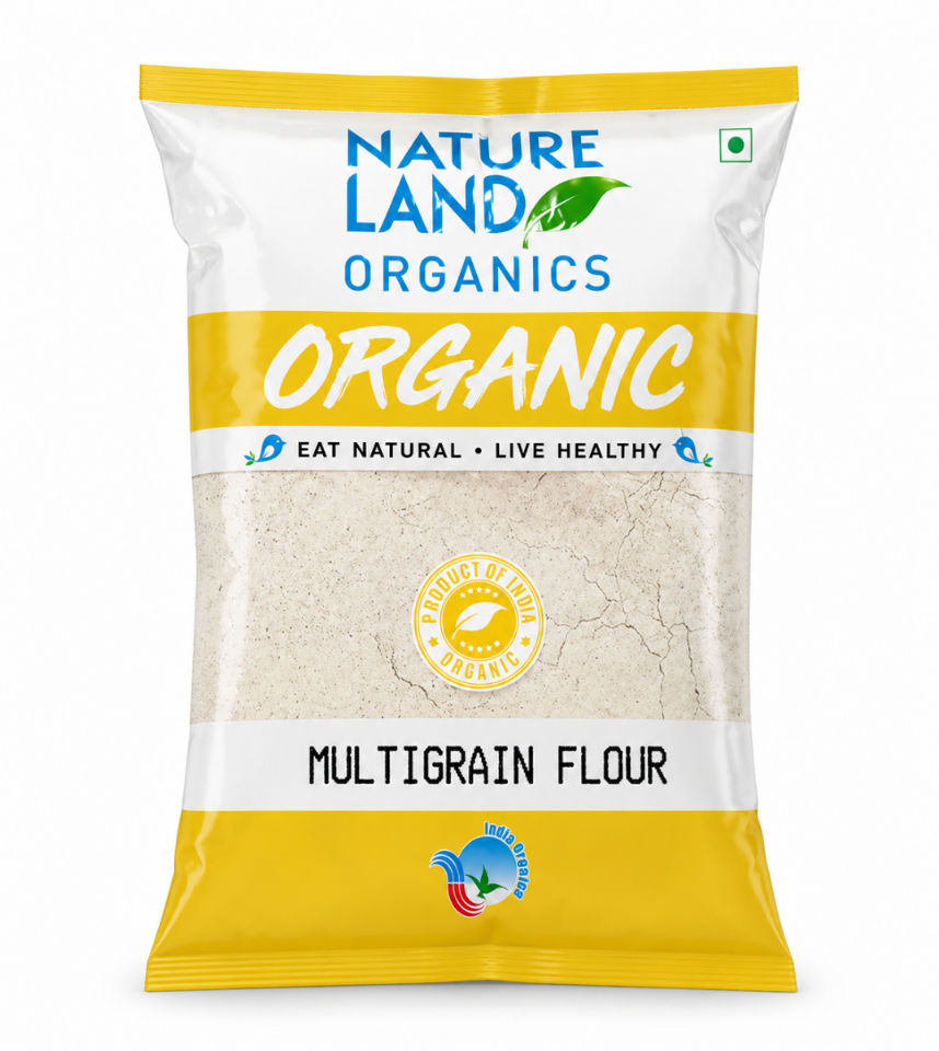 NATURE LAND ORGANIC MULTIGRAIN FLOUR 750G