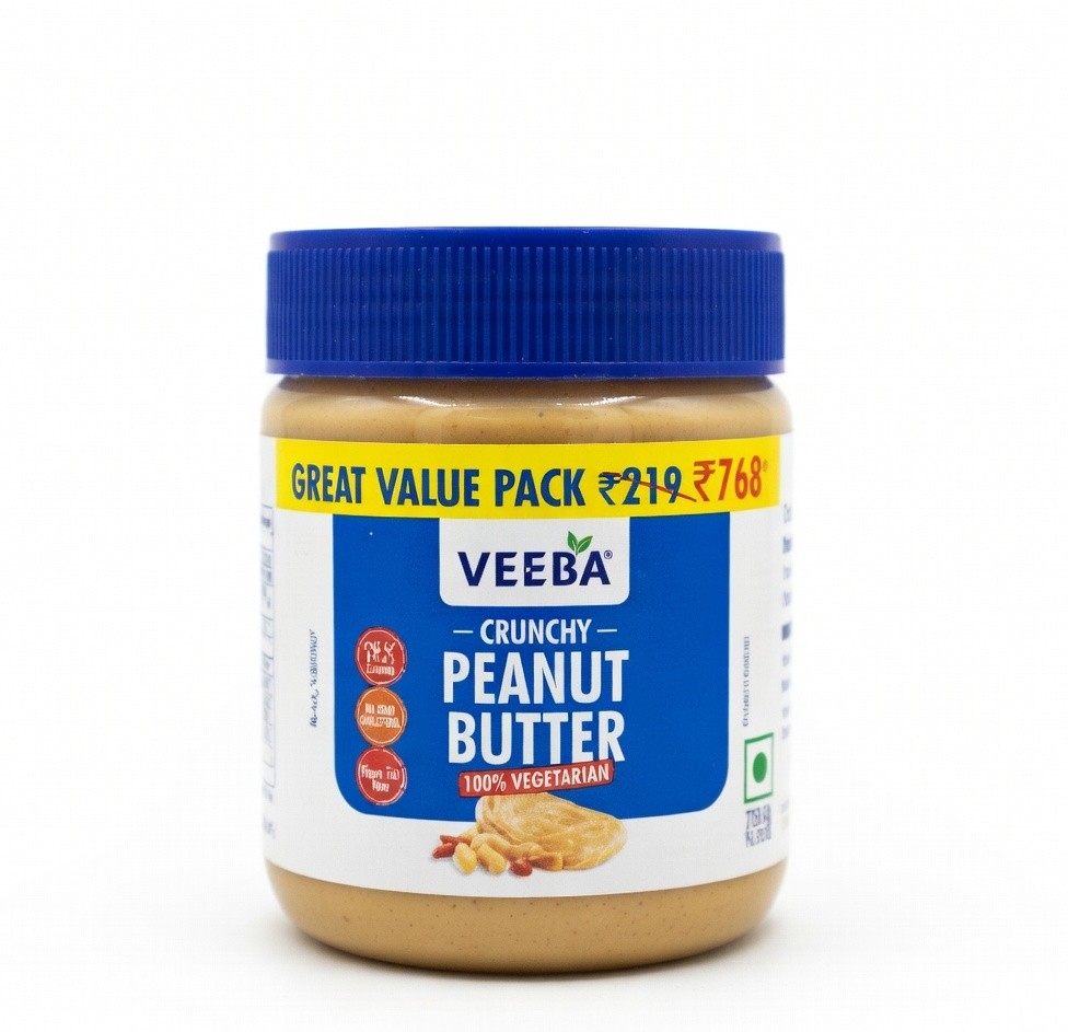 VEEBA PEANUT BUTTER CRUNCY 340G