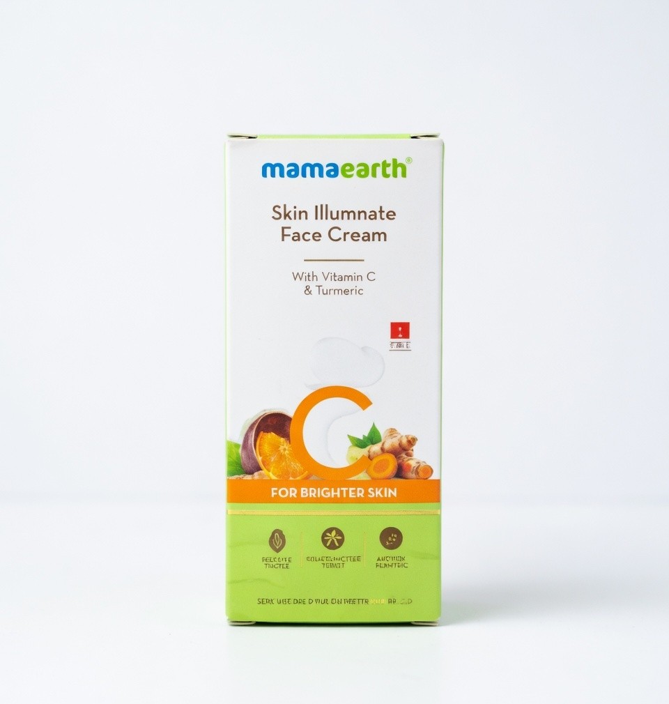 MAMAEARTH SKIN ILLUMINATE FACE CREAM FOR RADIANT SKIN 80G