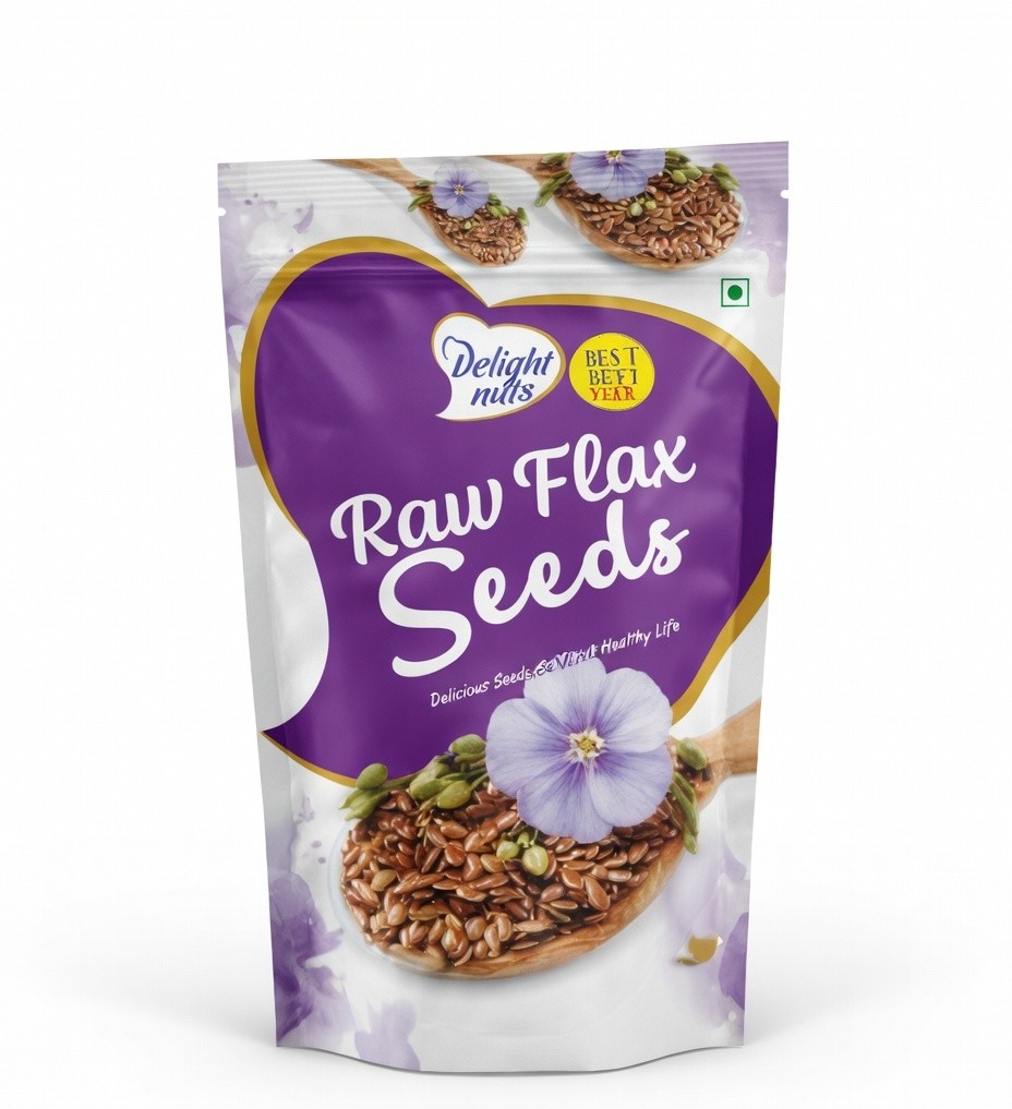 DELIGHT NUTS RAW FLAX SEEDS 200G