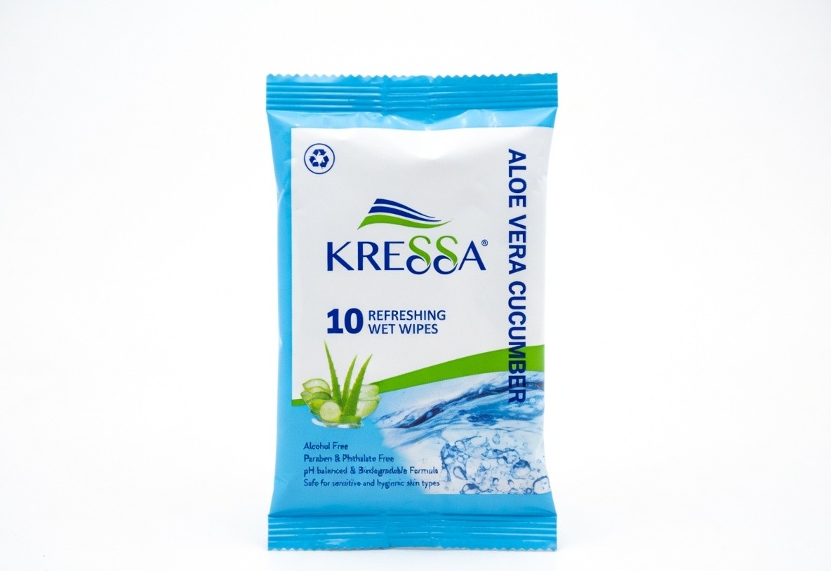 Kressa Aloe Vera Cucumber Wipes