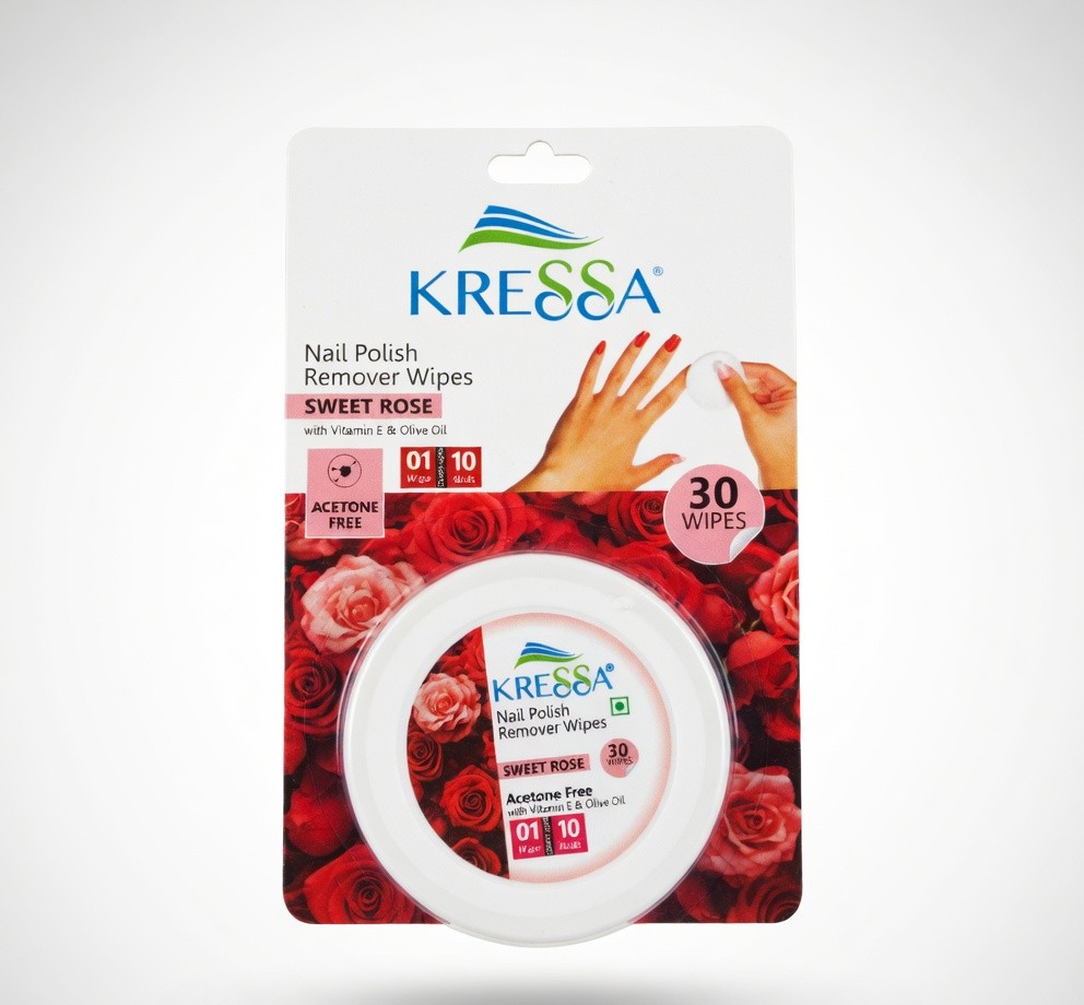 KRESSA NAIL POLISH REMOVER SWEET ROSE