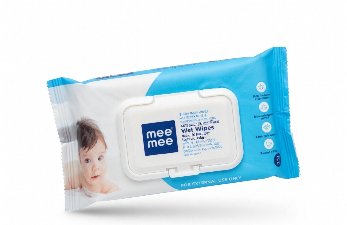 MEE MEE CARING WET WIPES 72N