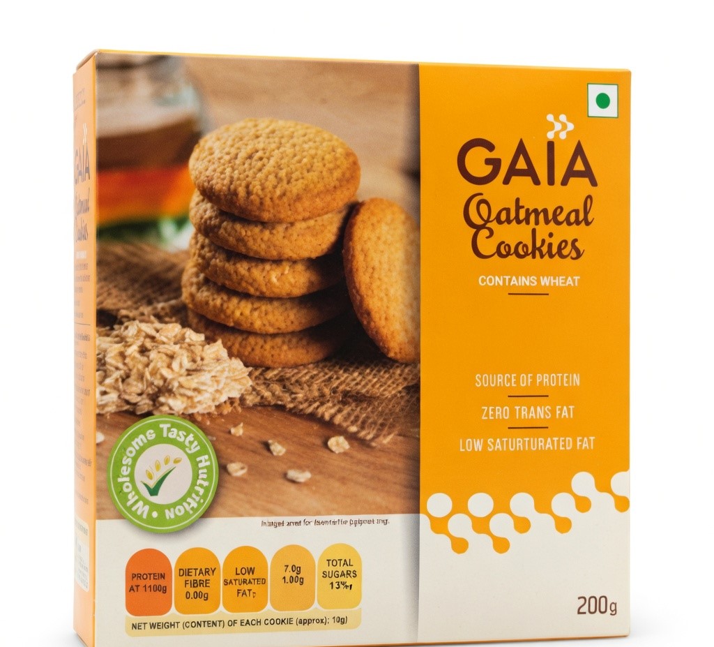 Gaia Oatmeal Cookies