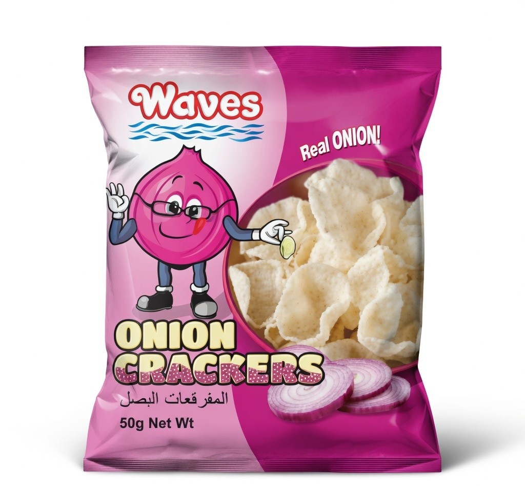 Waves Onion Wafers