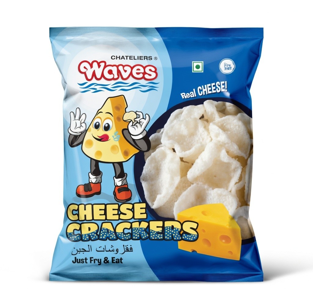 WAVES CHEESE WAFERS 100GM