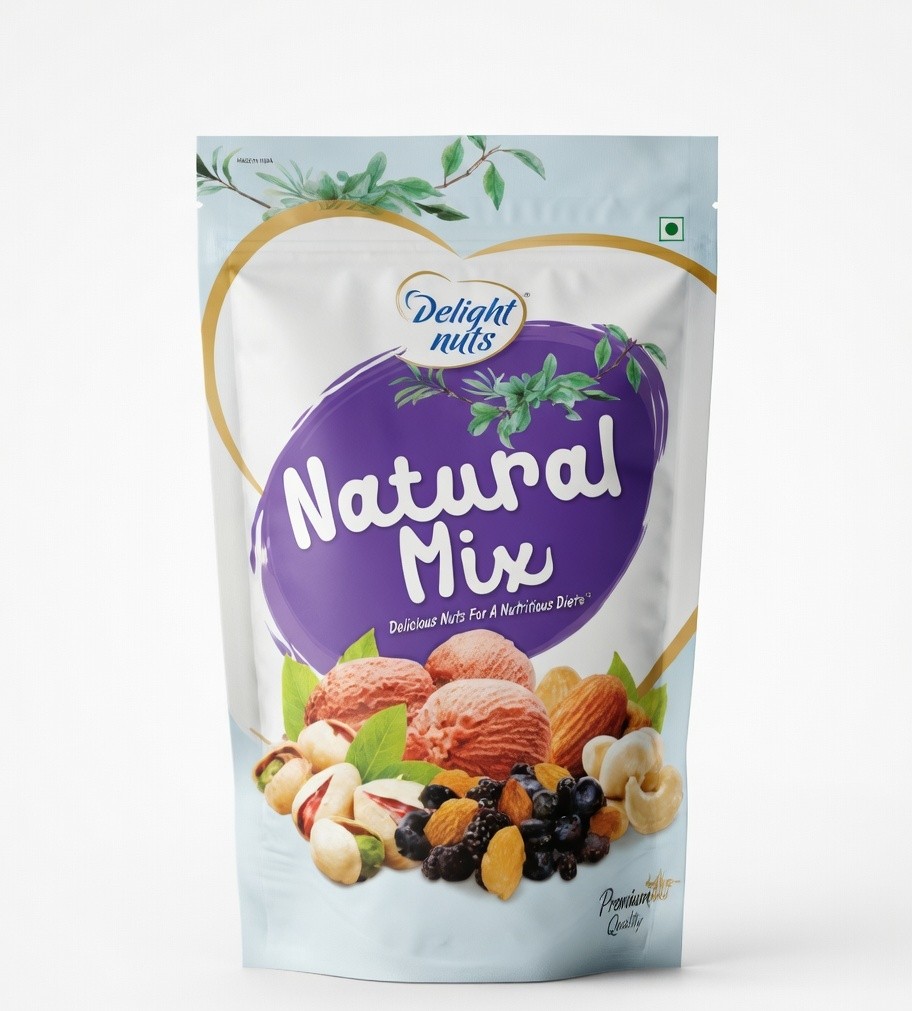 DELIGHT NUTS NATURAL MIX 200GM