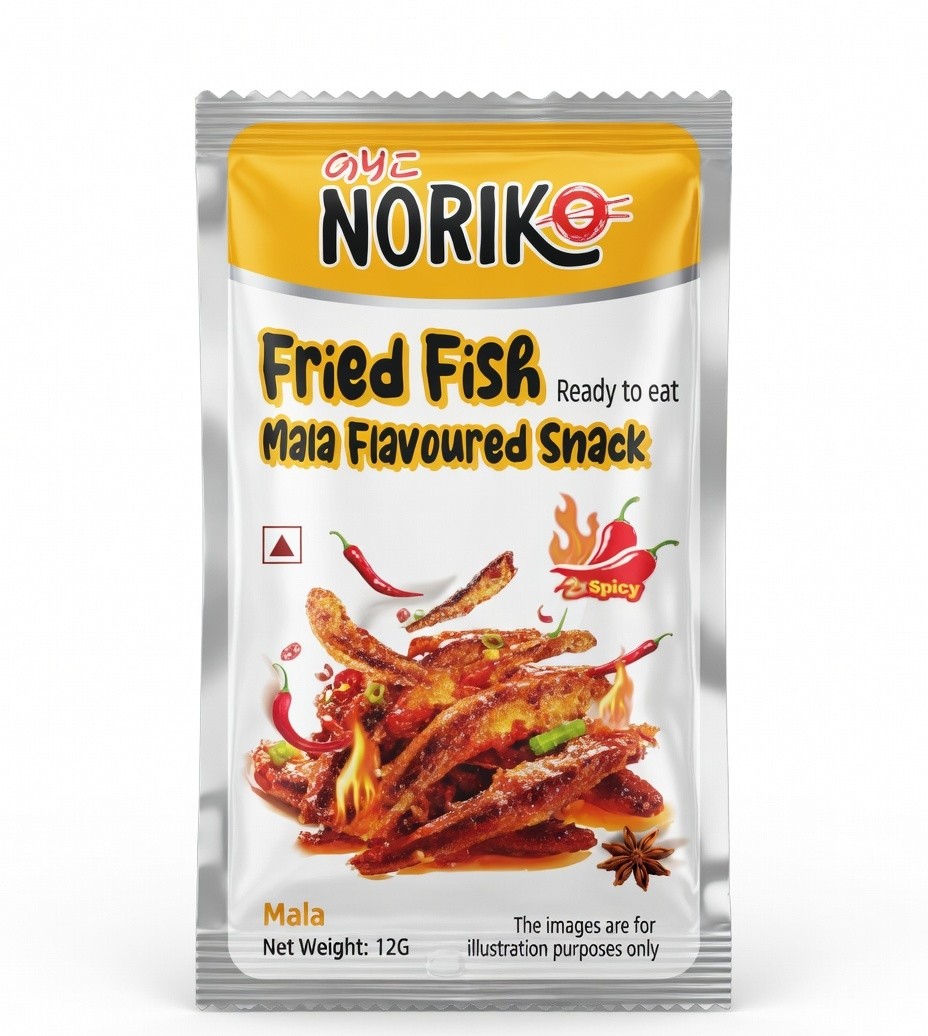 Noriko Fried Fish Mala Flavoured Snack