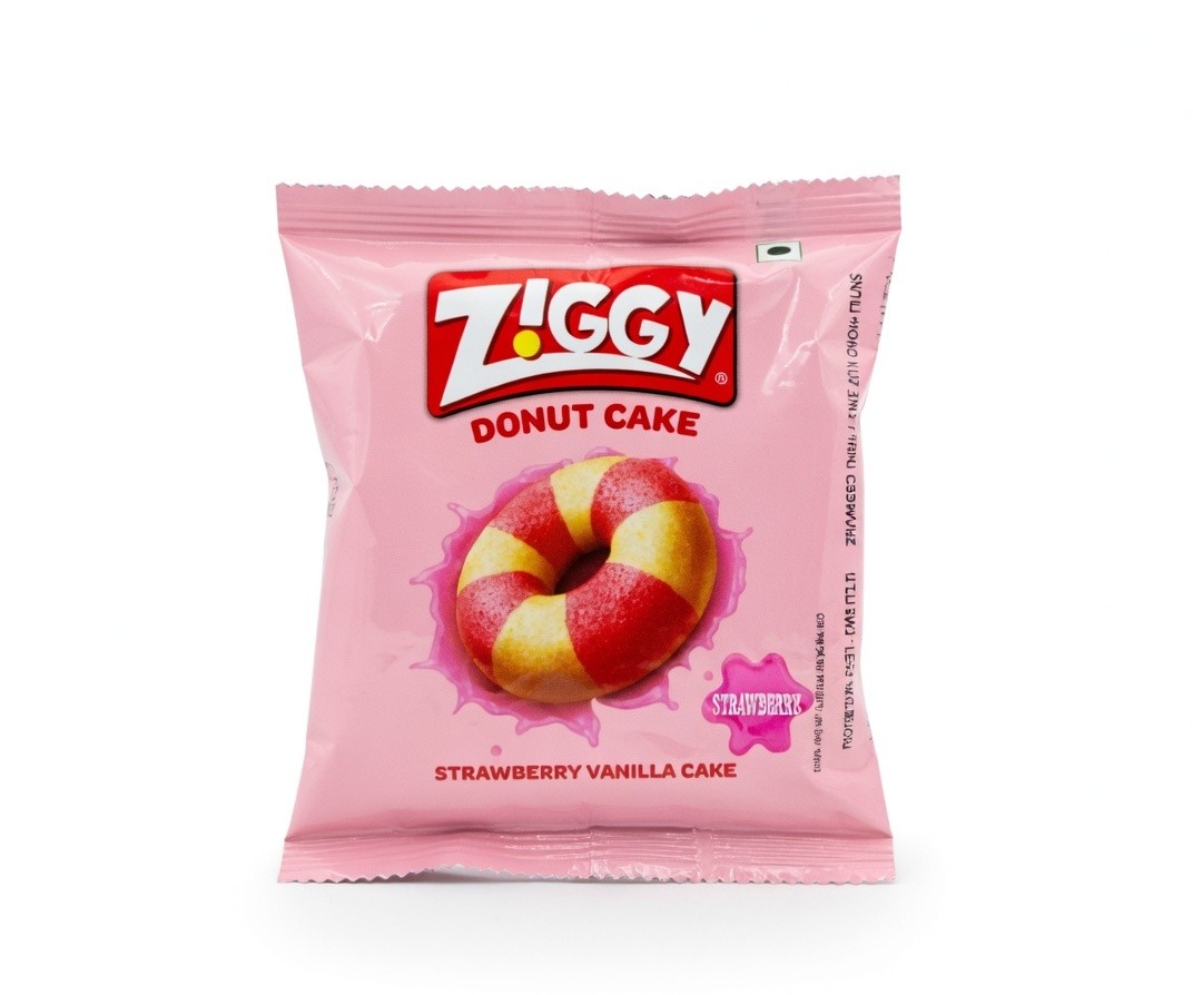 Ziggy Donut Cake Strawberry Cream Filled