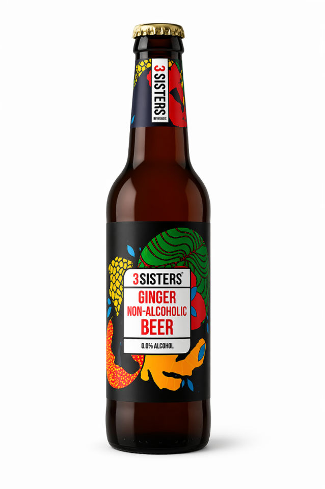 3 SISTER BEER GINGER 0 ALOCHOL