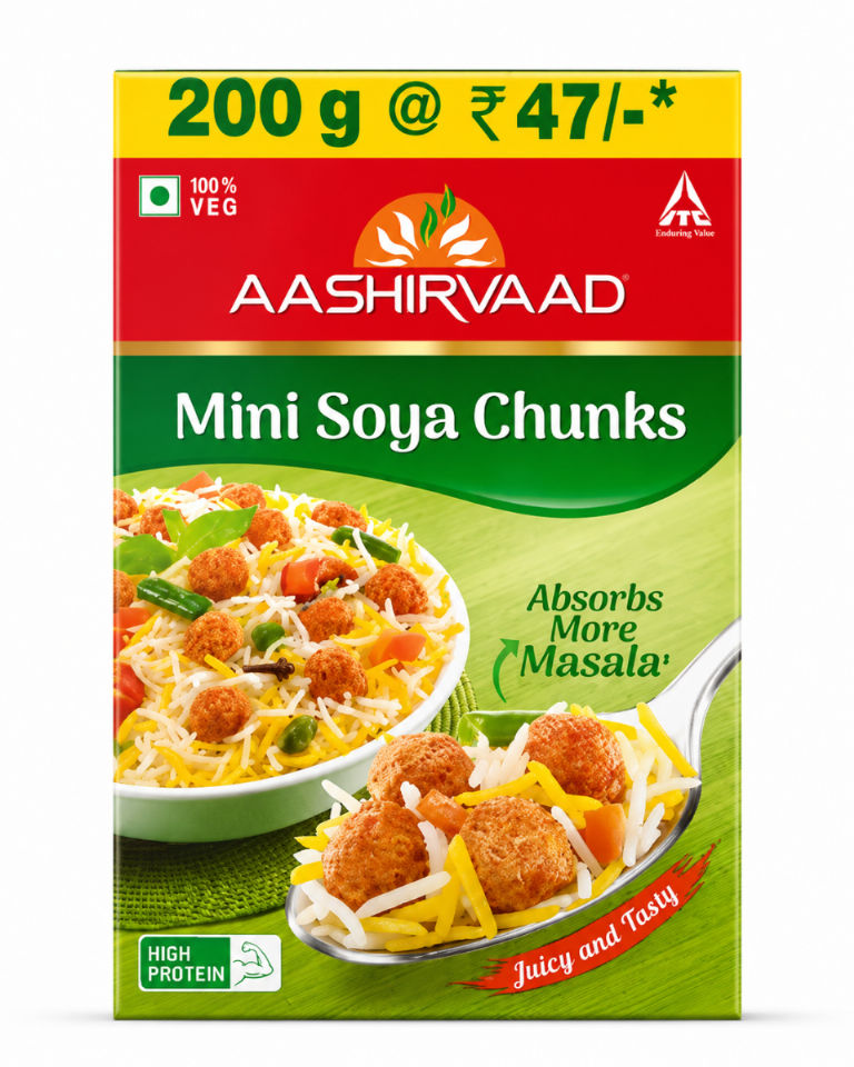 Aashirvaad mini soya chunks