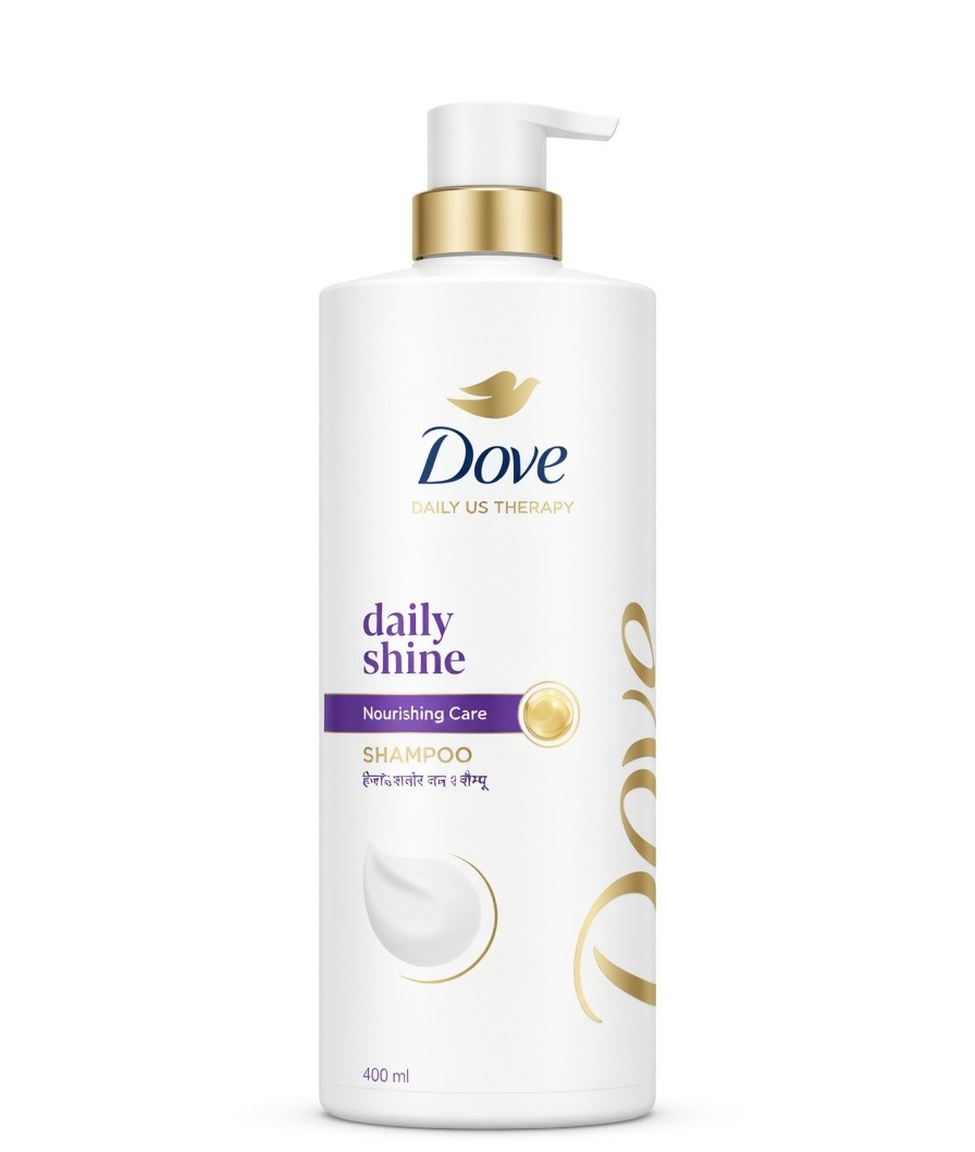 DOVE DAMAGE THERAPY DAILY SHINE SHAMPOO 650ML