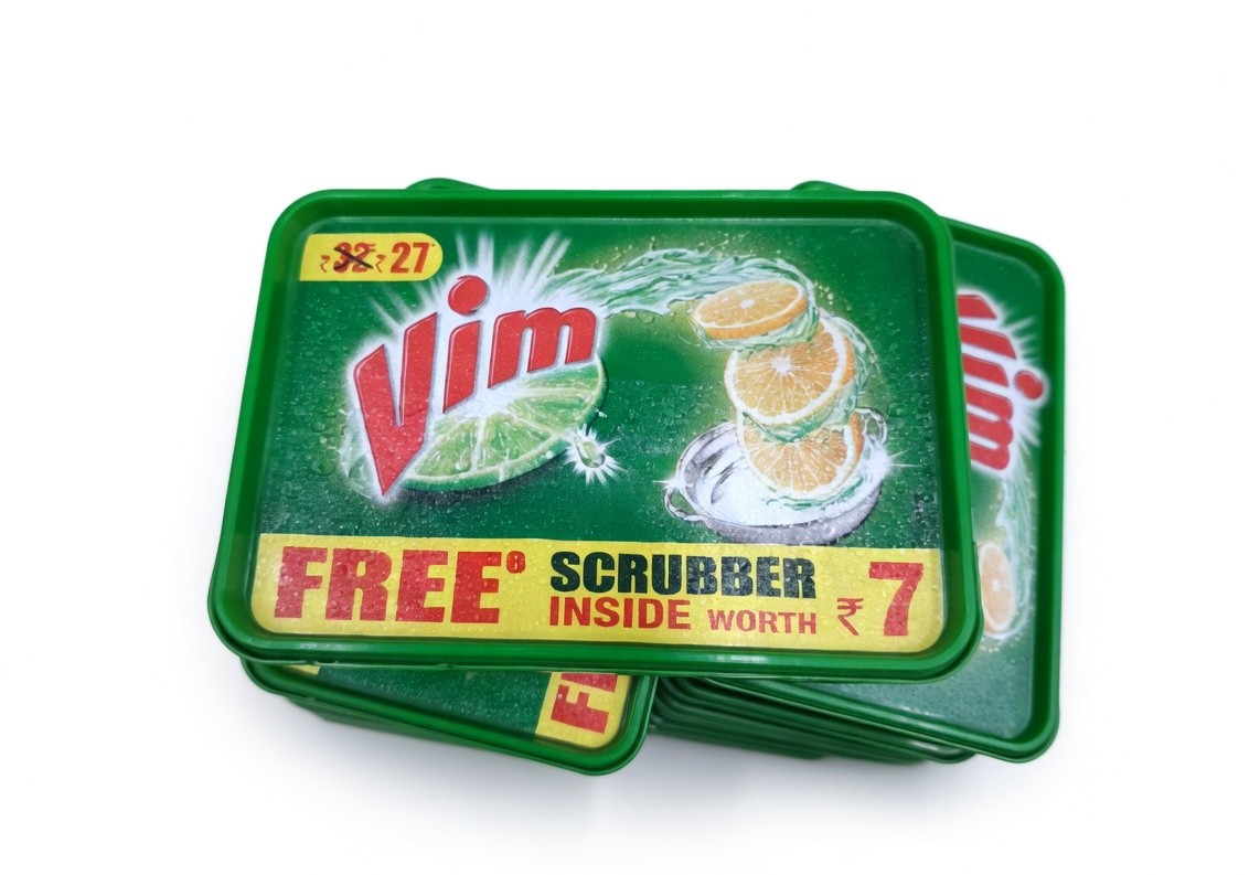 Vim Dishwash Gel with Free Scrubber