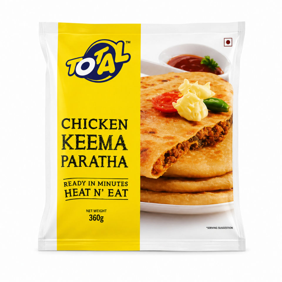 Total Chicken Keema Paratha