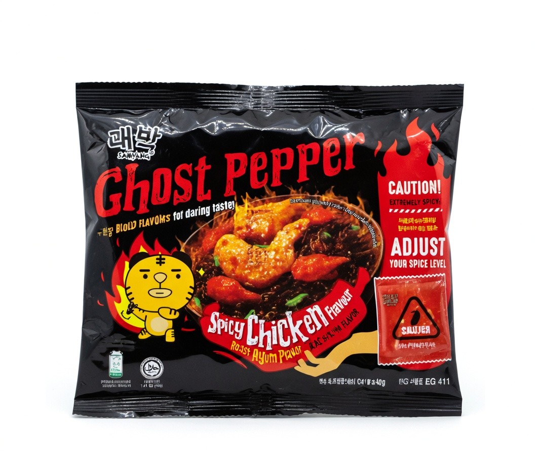 GHOST PEPPER DRY BL;ACK NOODLES