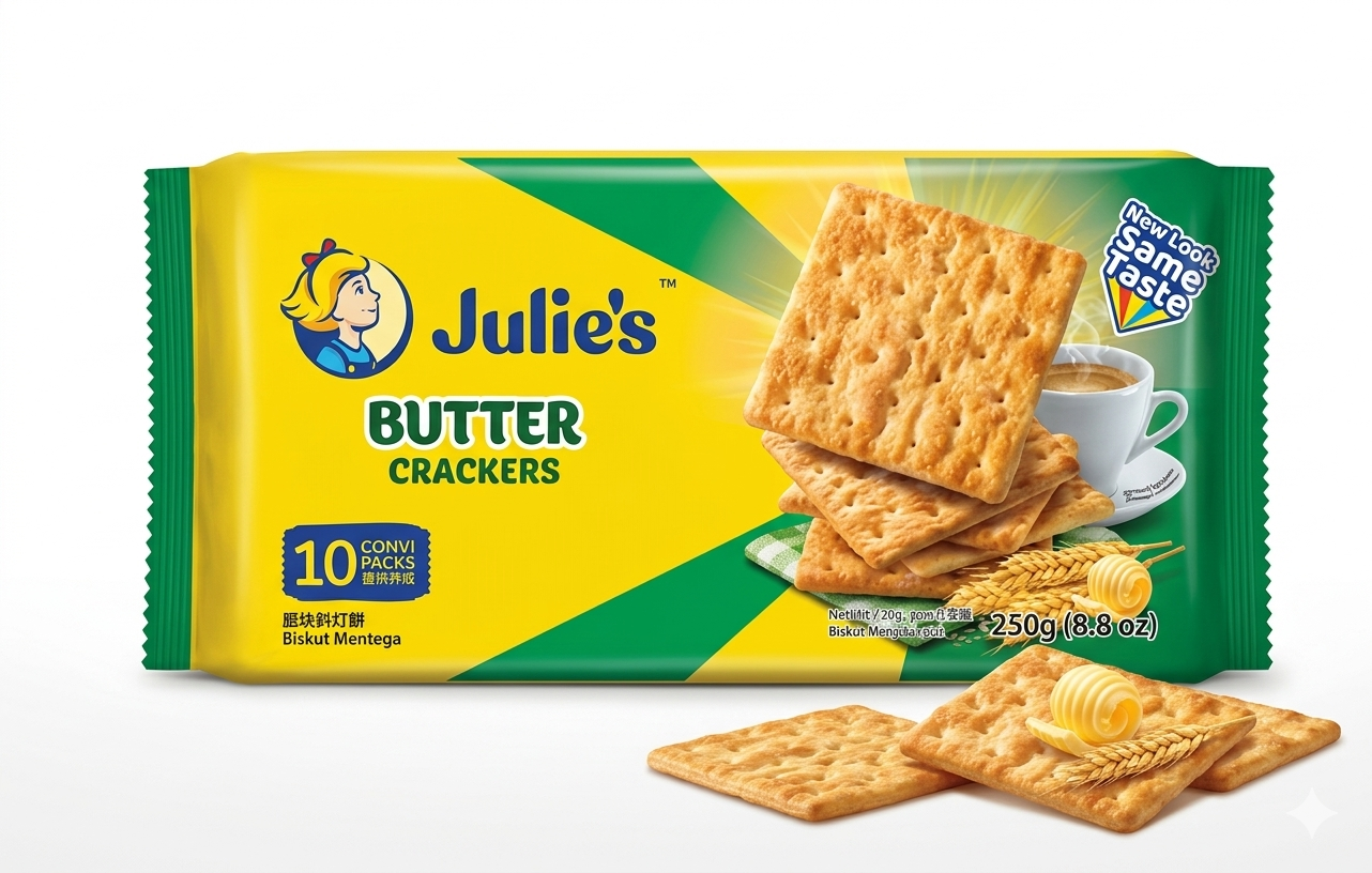 JULIES BUTTER CRACKERS 250GM