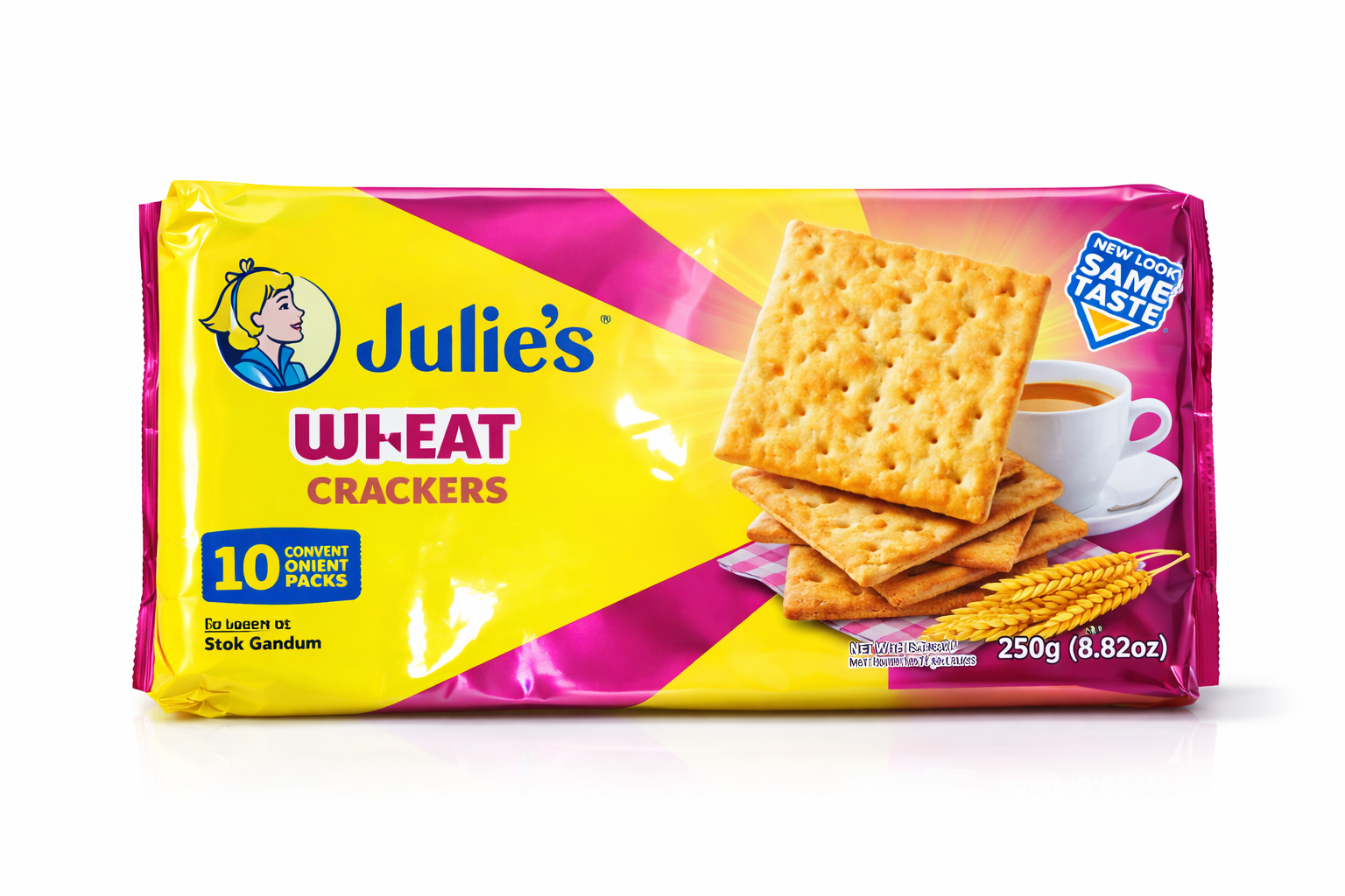 JULIES WHEAT CRACKERS 250GM