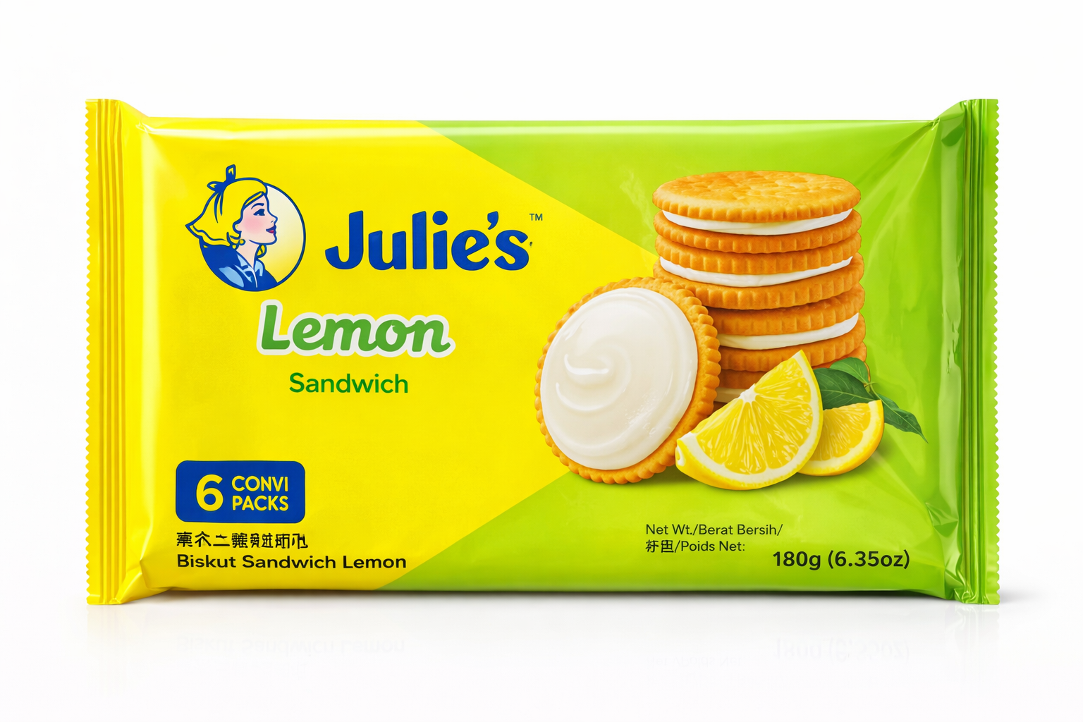 Julie's Lemon Flavoured Cream Sandwich