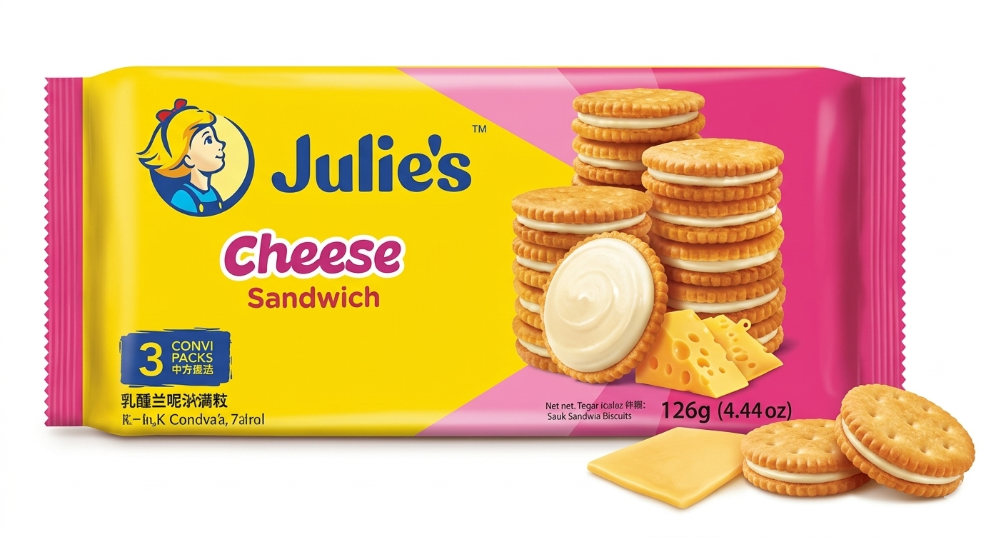 JULIES CHEESE SANDWICH 126GM