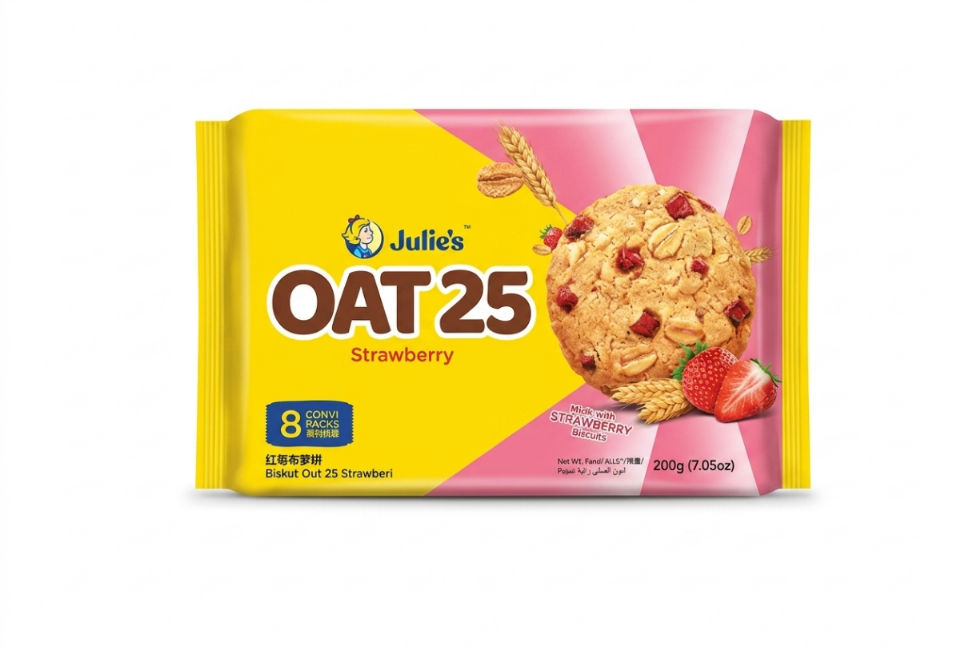 JULIES OATS STRAWBERRY 200GM