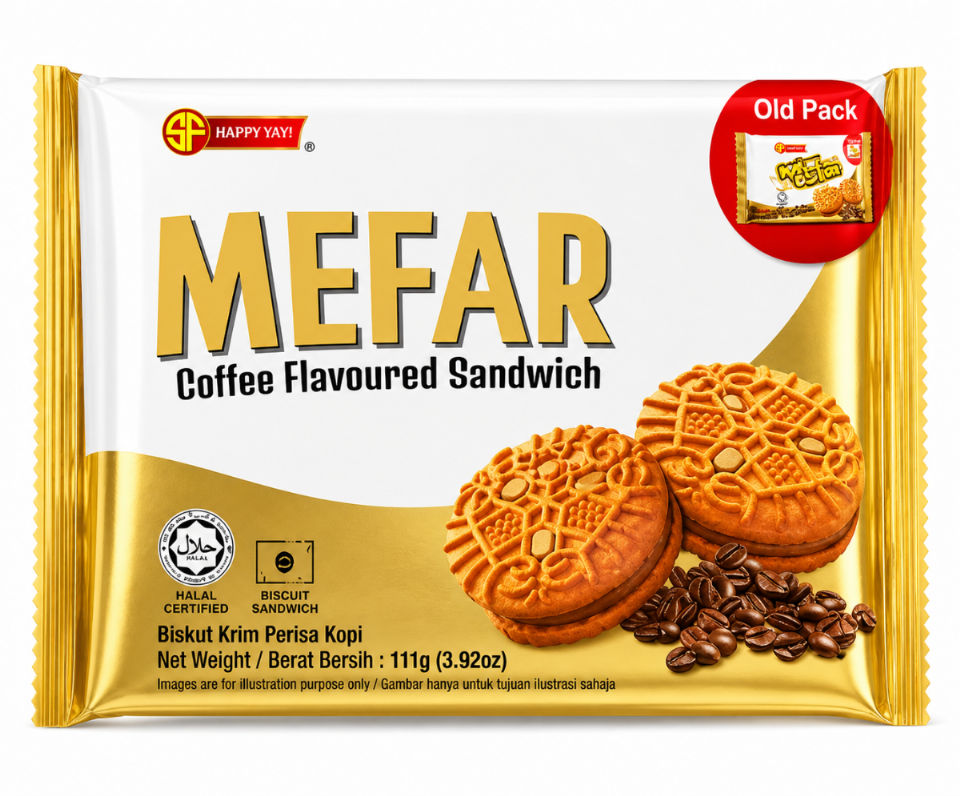 MEFAR COFFE FLAVOURED SANDWICH 120G