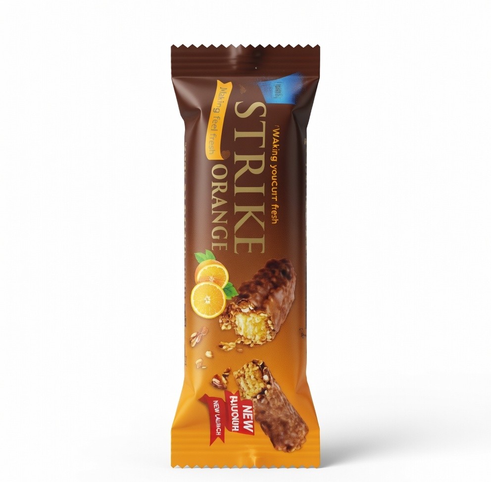 Strike Wafer Biscuit Bar Orange 16 g