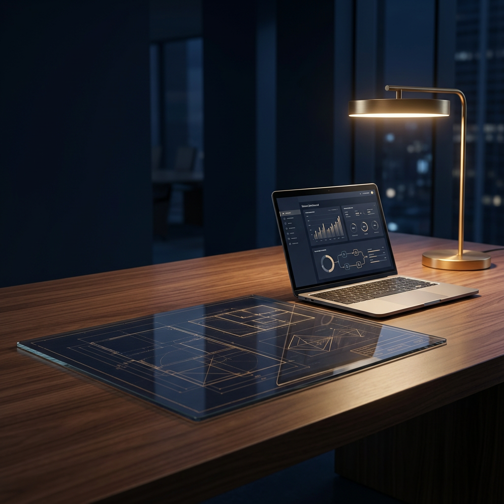 Team collaborating on a project