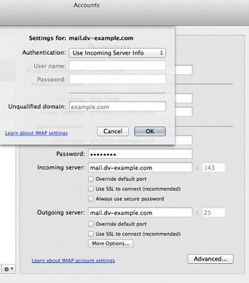 smtp server configuration in outlook email