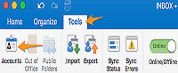 Smtp server configuration in outlook email