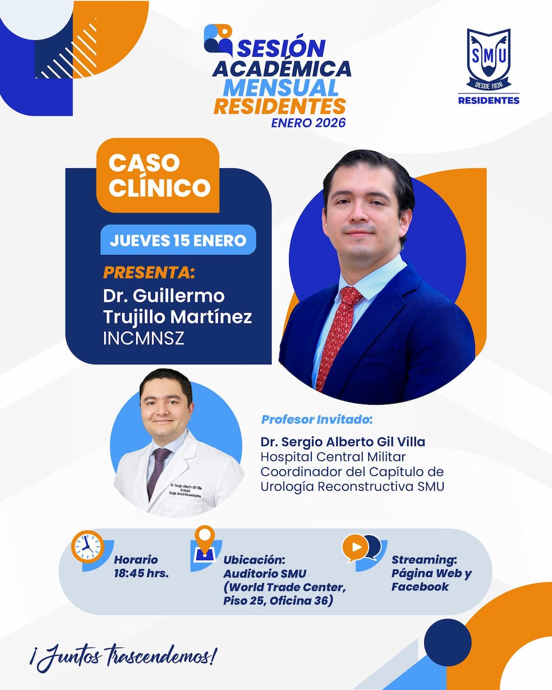Primera Sesión Académica de ResidentesSMU del año! 