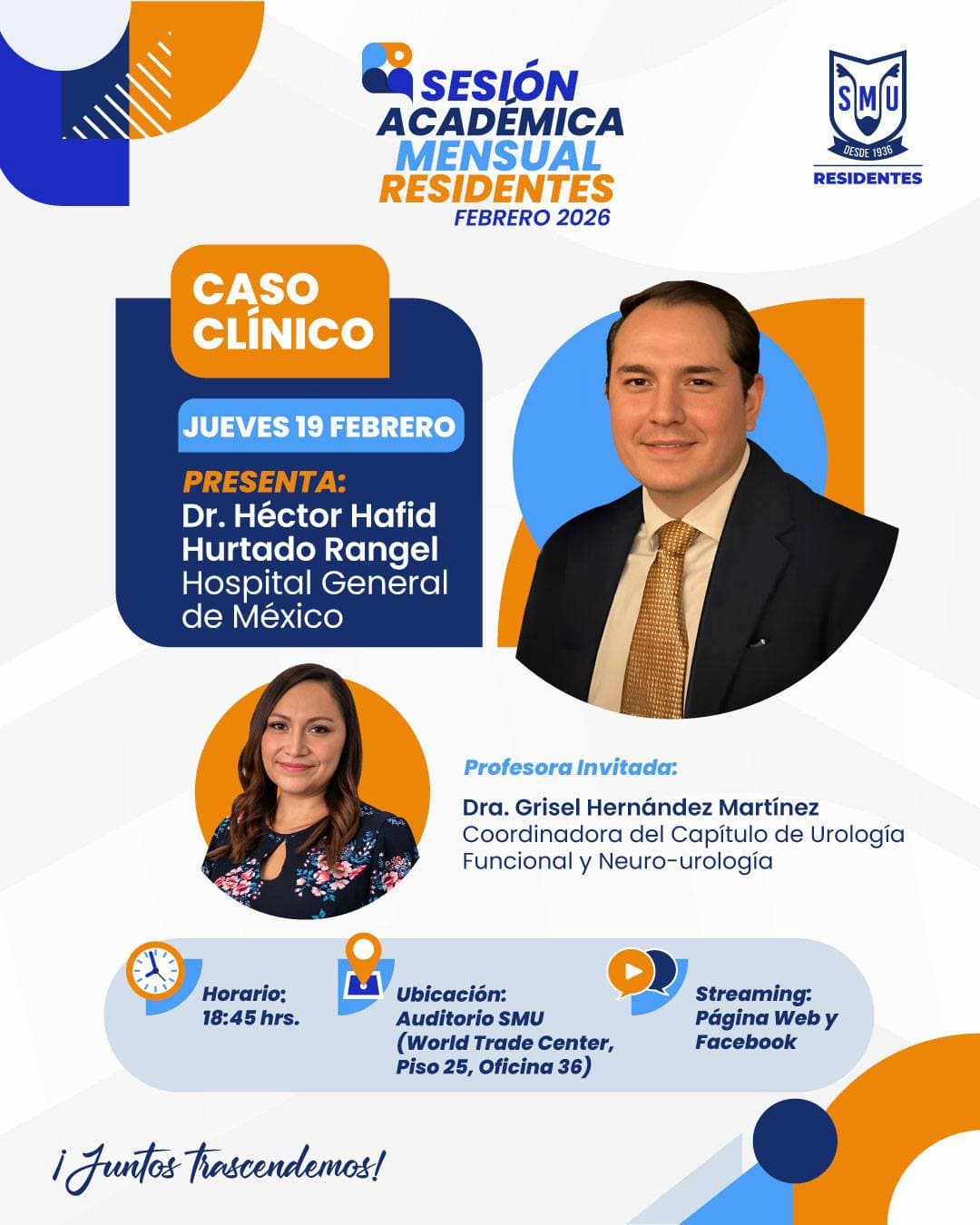 Sesión Académica Mensual de Residentes