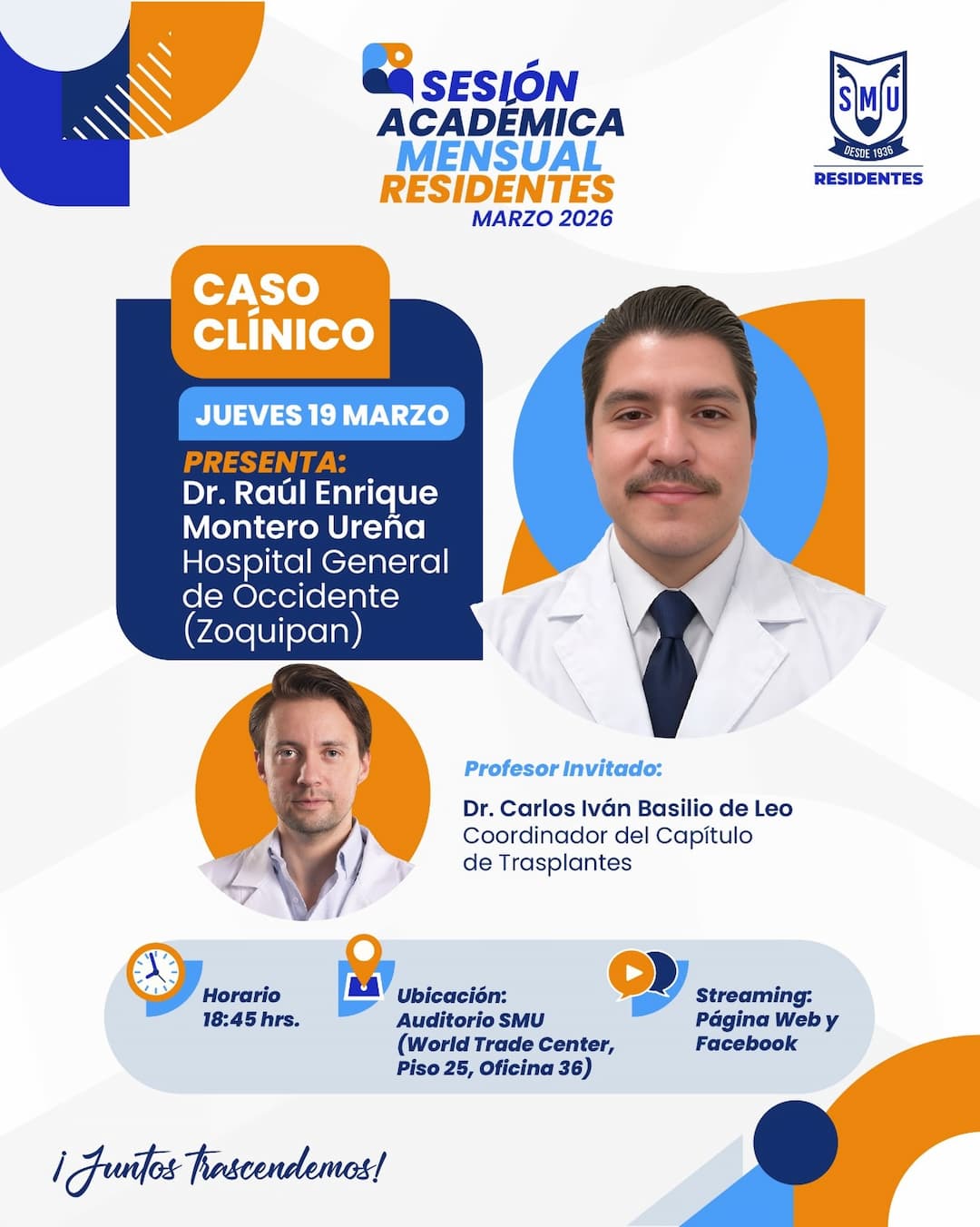 Sesión Académica Mensual de Residentes