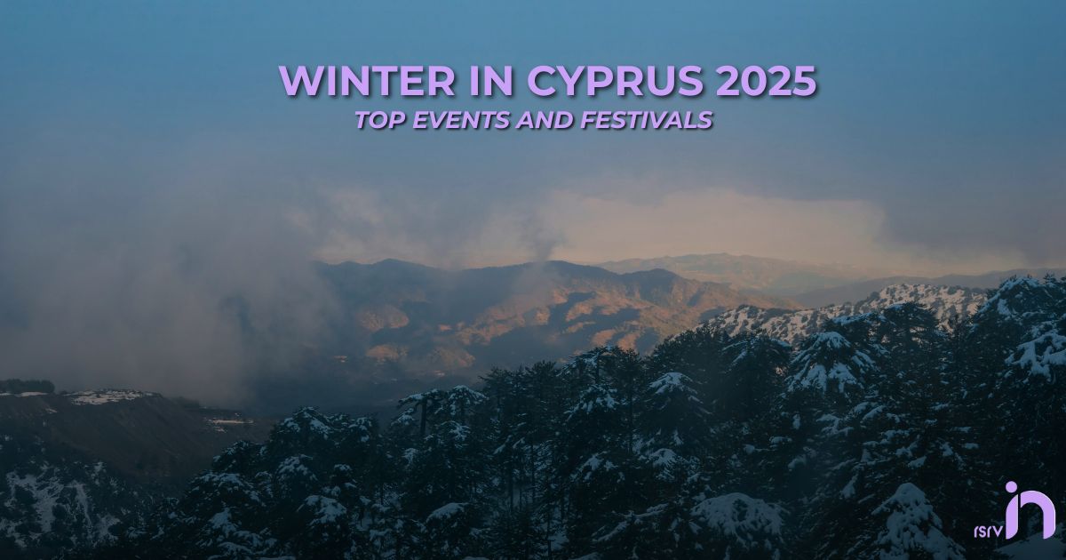 Snow Troodos mountains Cyprus winter 2025