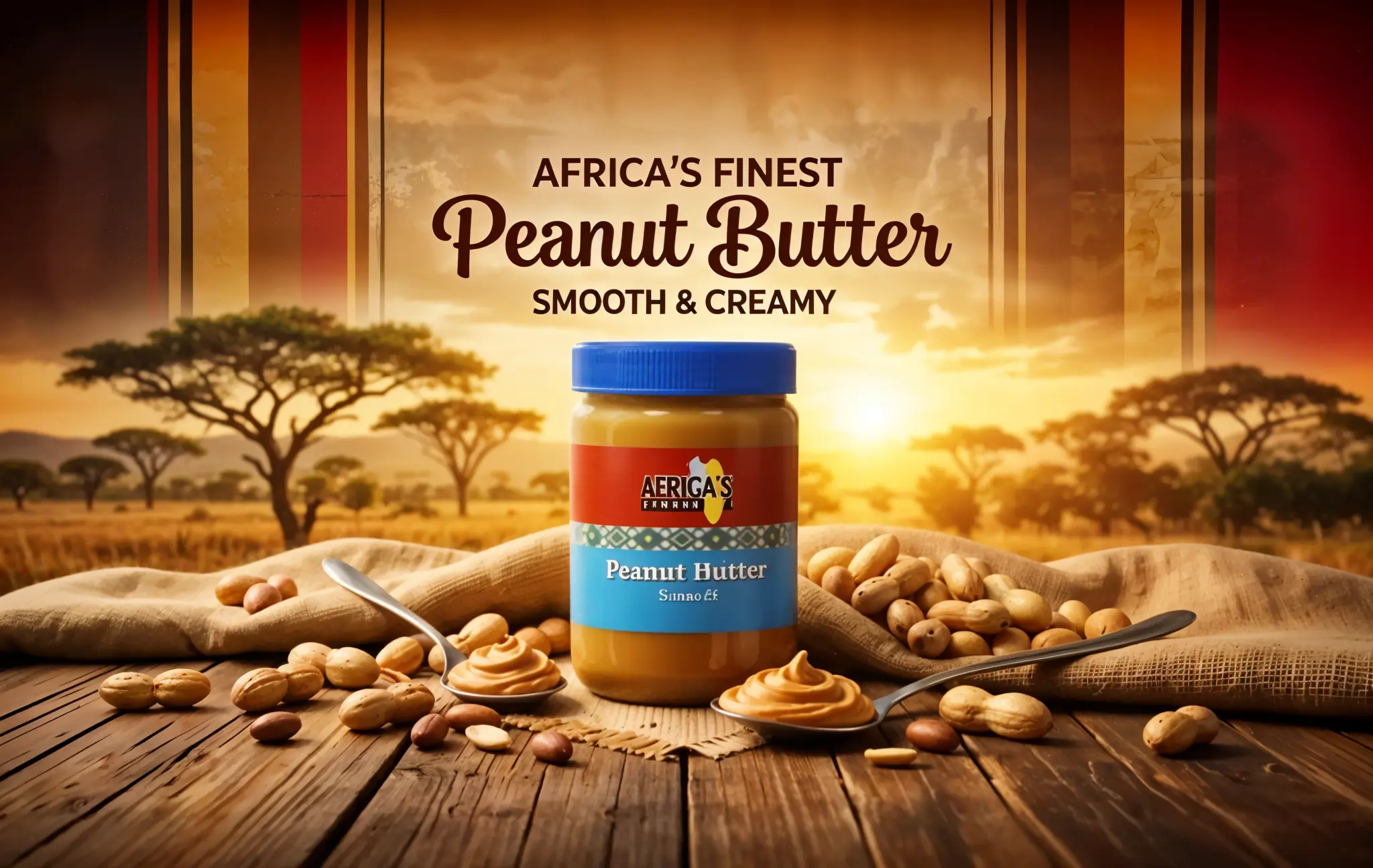 AF Peanøttsmør 500g Uten tilsatt sukker