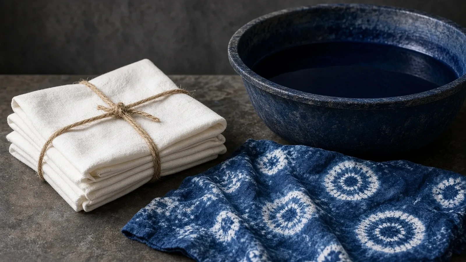 Shibori Workshop RSVP Website: Cloth Counts, a Vat Cap, and a Dip Line