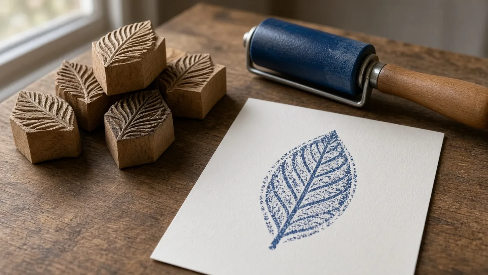 Block Printing Party RSVP Website: Stamp Counts, a Bench Cap, and a Print Line