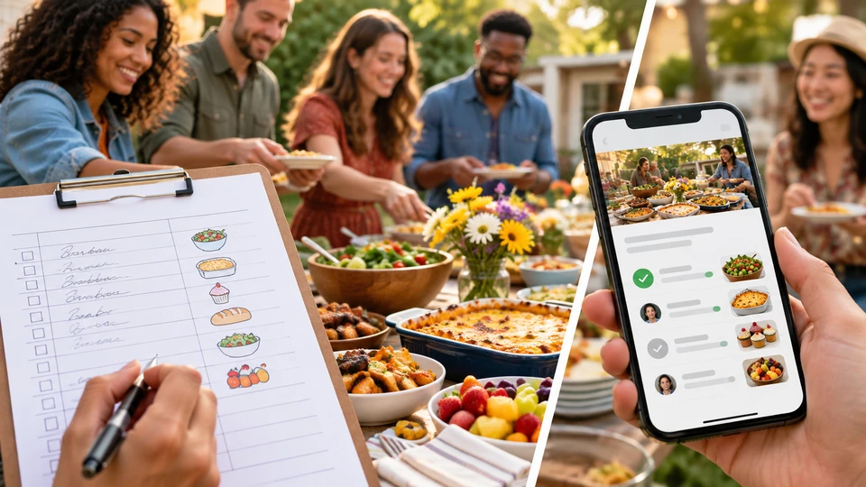 Potluck Signup vs RSVP Website: Which to Use When