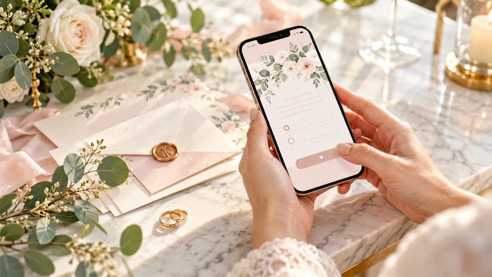 How to Send Digital Wedding Invitations with an RSVP Link