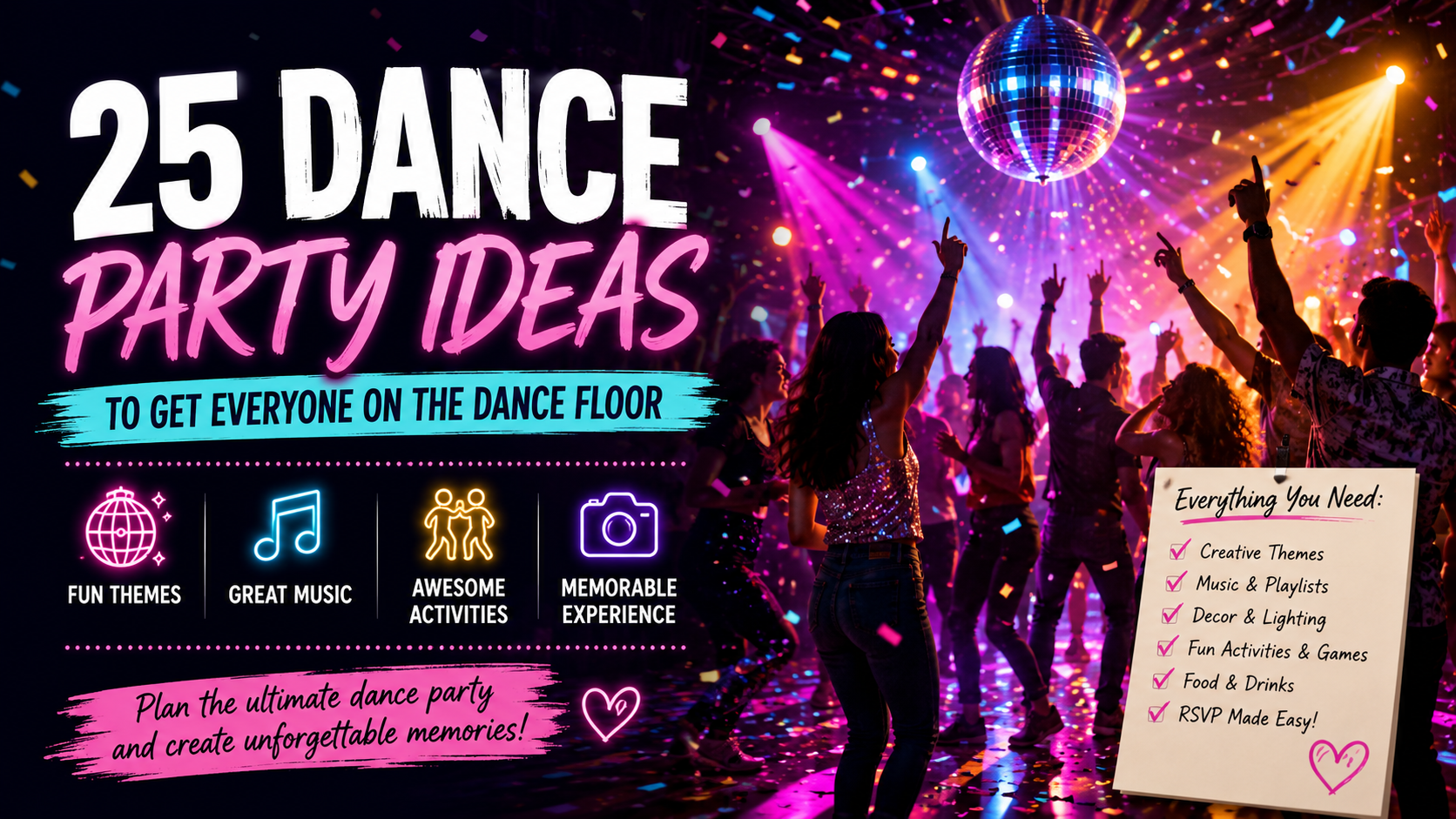 25 Dance Party Ideas to Get Everyone on the Dance Floor