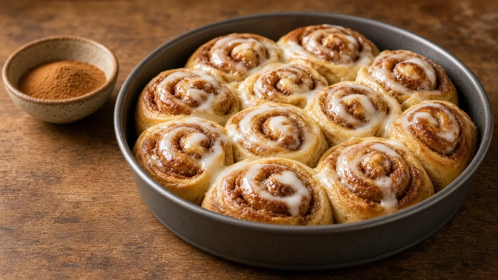 Cinnamon Roll Party RSVP Website: Dough Counts, a Pan Cap, and a Bake Line