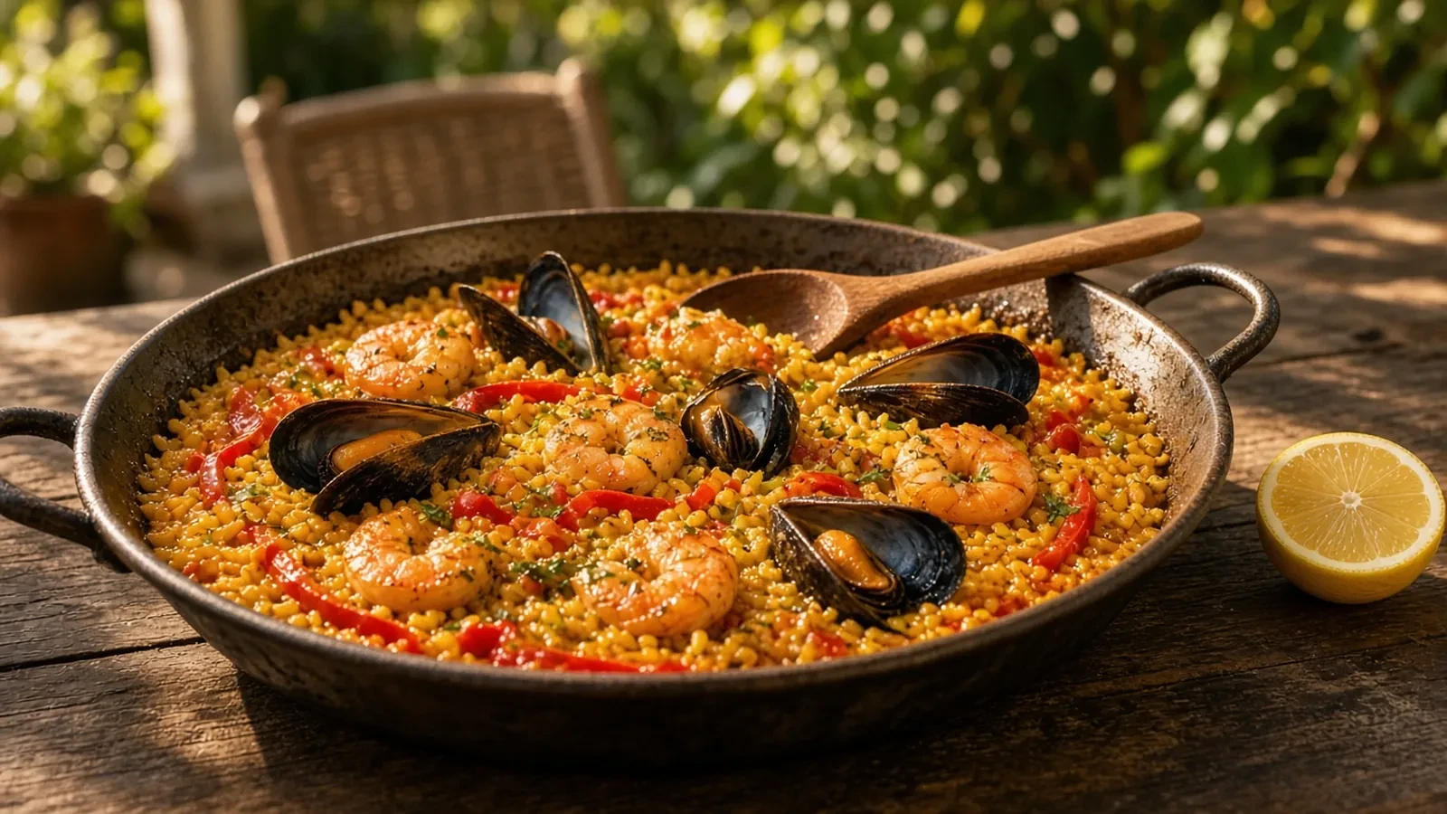 Paella Party RSVP Website: Rice Counts, a Pan Cap, and a Serve Line