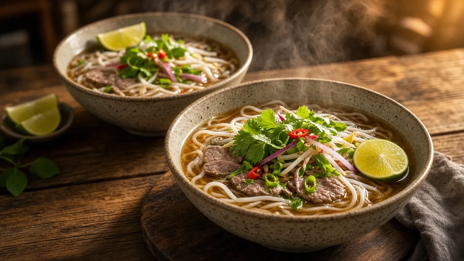 Pho Night RSVP Website: Bowl Counts, a Pot Cap, and a Seat Line