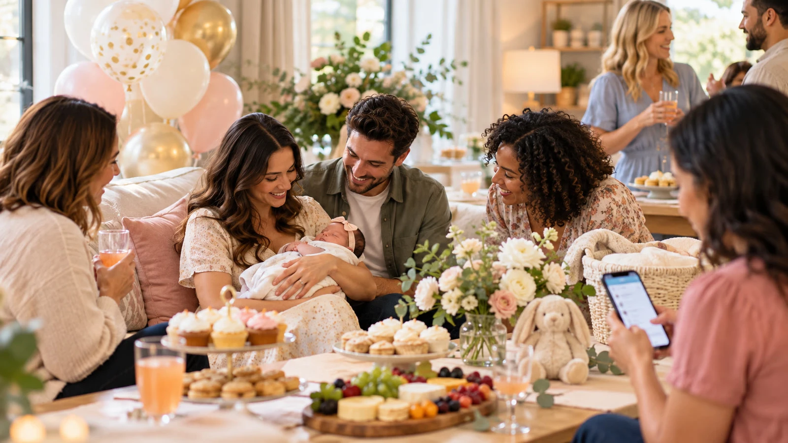Sip and See Party RSVP Website for New Parents