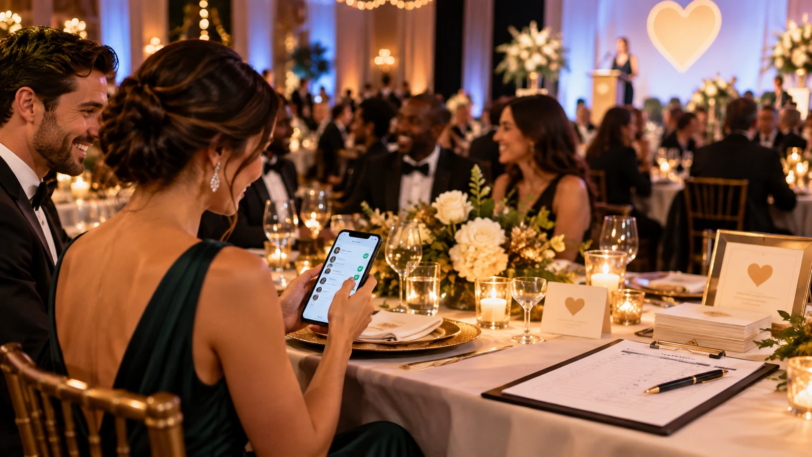 Fundraiser RSVP Online: Track Gala & Charity Dinner Attendance