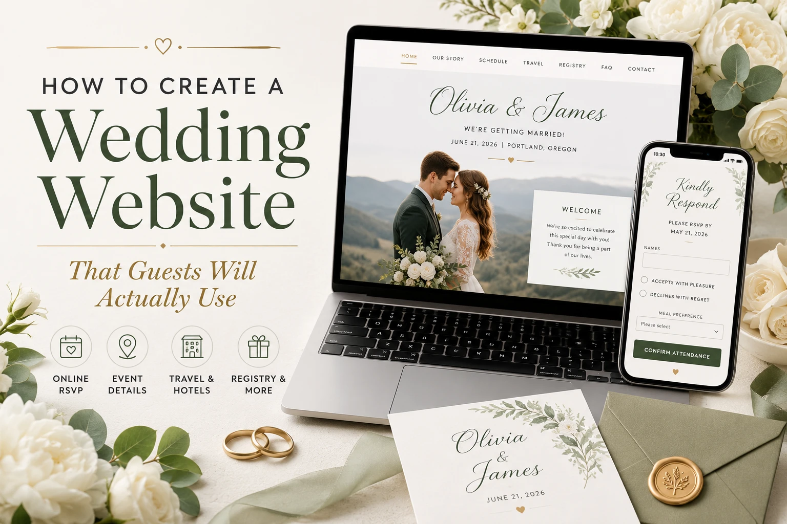 How to Create a Wedding Website That Guests Will Actually Use