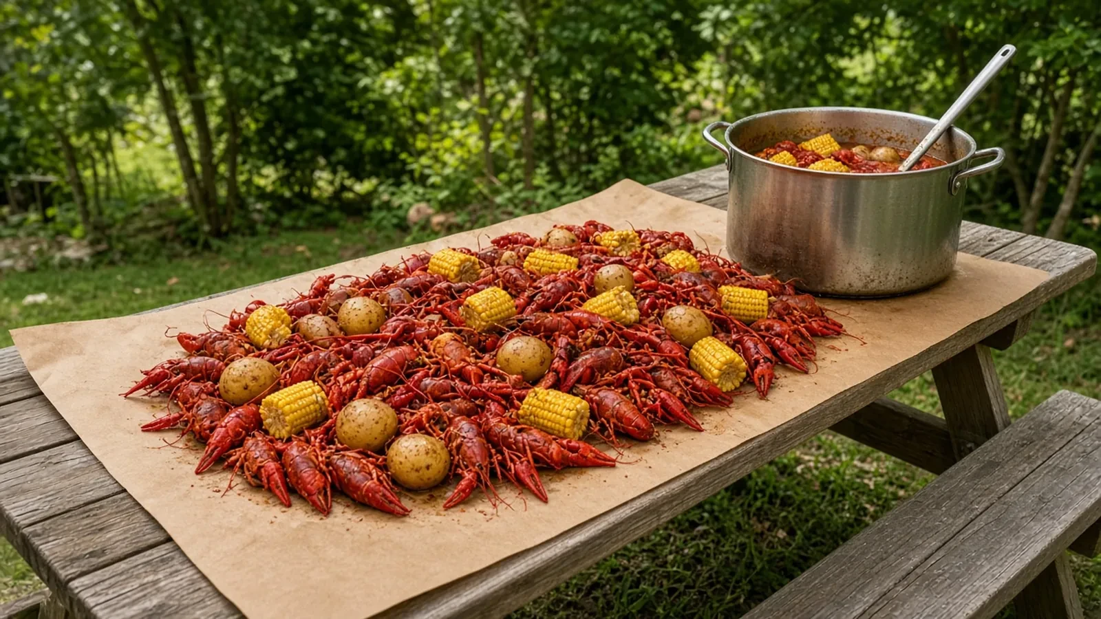 Crawfish Boil RSVP Website: Pounds, Table Seats, and a Shellfish Line