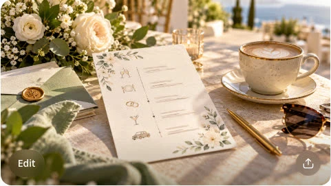 Rehearsal Weekend RSVP Itinerary: One Page for Every Event